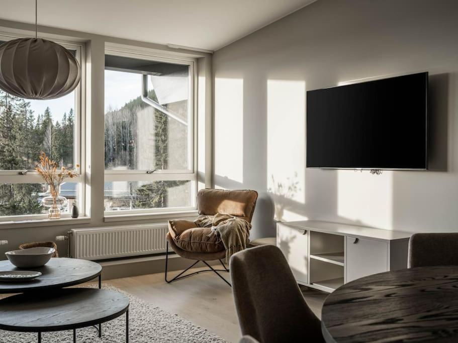 Chic Are Apt For 6 Ski-In-Ski-Out With Sauna Buitenkant foto