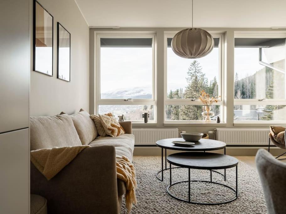 Chic Are Apt For 6 Ski-In-Ski-Out With Sauna Buitenkant foto
